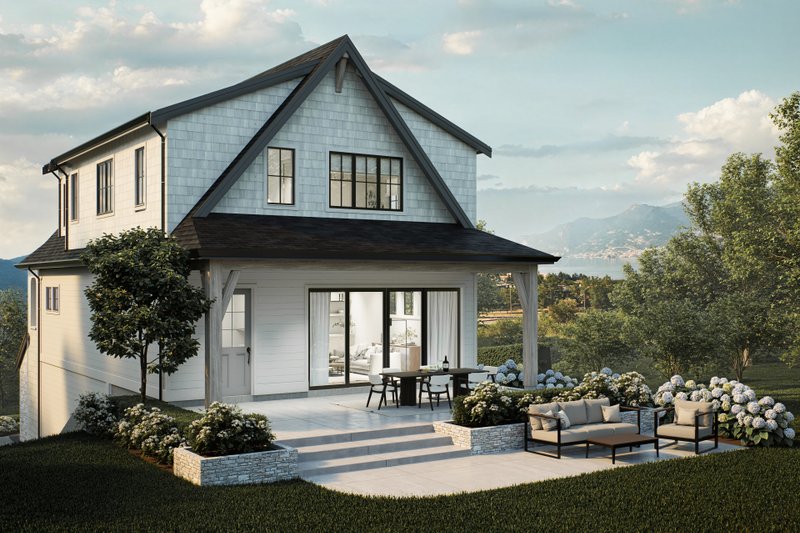 Home Plan - Exterior - Rear Elevation for Farmhouse House Plan #1114-26 - 5 bed, 3.5 bath