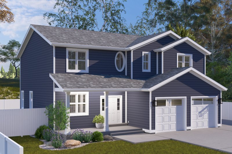 Home Plan - Exterior - Front Elevation 4 for Farmhouse House Plan #1060-360 - 4 bed, 2.5 bath