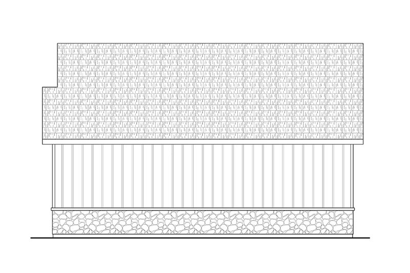 House Blueprint - Exterior - Other Elevation 1 for Traditional House Plan #124-1338, 0 bath