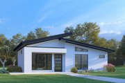 Contemporary Style House Plan - 3 Beds 2 Baths 1074 Sq/Ft Plan #923-287 