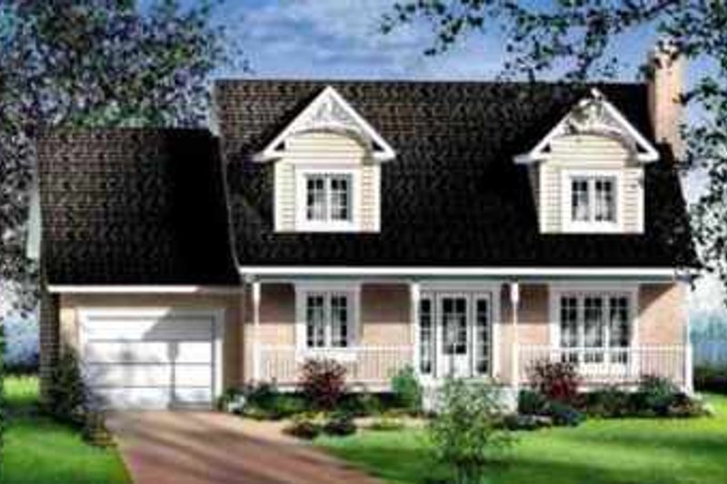 Victorian Style House Plan - 3 Beds 1.5 Baths 1564 Sq/Ft Plan #25-263