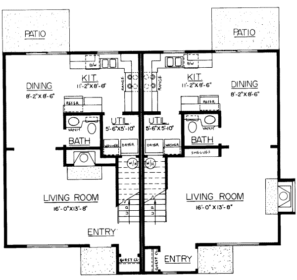 Traditional Floor Plan - Main Floor Plan #303-201