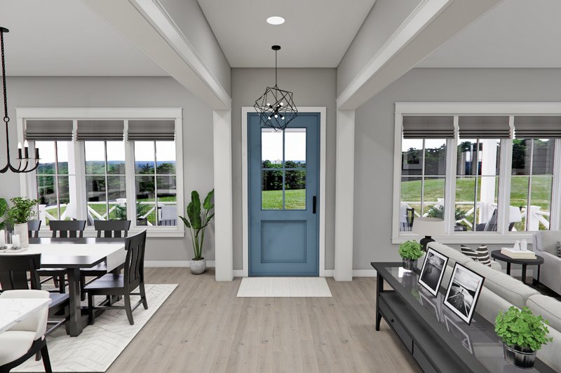 House Blueprint - Interior - Entry 2 for Farmhouse House Plan #51-1276 - 4 bed, 3.5 bath