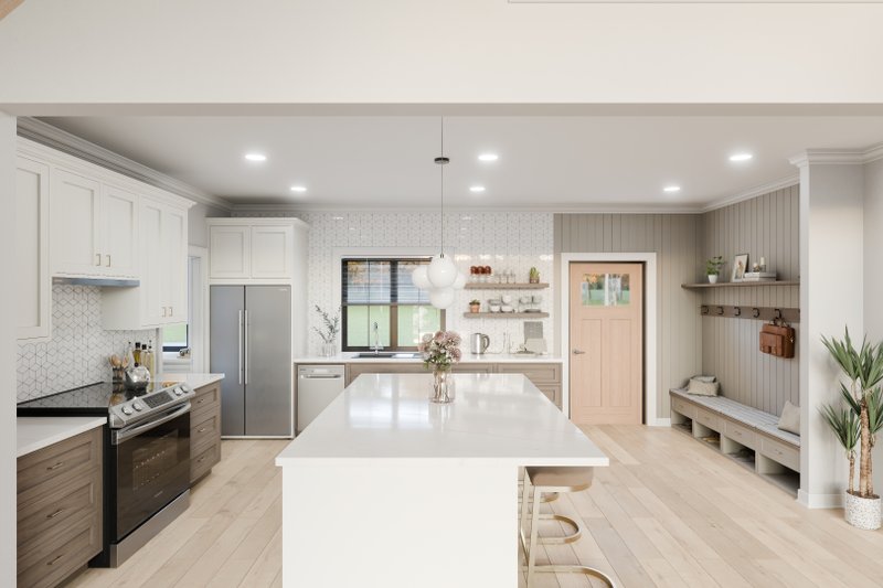 Dream House Plan - Interior - Kitchen 1 for Country House Plan #1089-60 - 2 bed, 2 bath