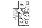 European Style House Plan - 3 Beds 3 Baths 2002 Sq/Ft Plan #20-1657 Floor 
