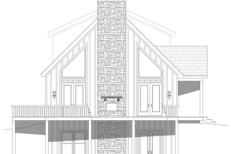 Dream House Plan - Exterior - Other Elevation for Southern House Plan #932-818 - 4 bed, 3.5 bath