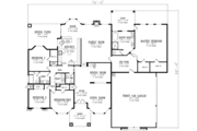 Adobe / Southwestern Style House Plan - 4 Beds 2.5 Baths 2912 Sq/Ft Plan #1-711 