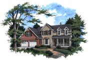 Traditional Style House Plan - 3 Beds 2.5 Baths 1984 Sq/Ft Plan #41-144 