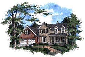 Traditional Exterior - Front Elevation Plan #41-144