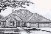 Traditional Style House Plan - 3 Beds 2.5 Baths 2385 Sq/Ft Plan #310-830 