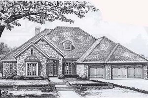 Traditional Exterior - Front Elevation Plan #310-830