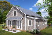 Cottage Style House Plan - 2 Beds 2 Baths 1049 Sq/Ft Plan #513-2244 