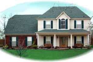 Colonial Exterior - Front Elevation Plan #81-498