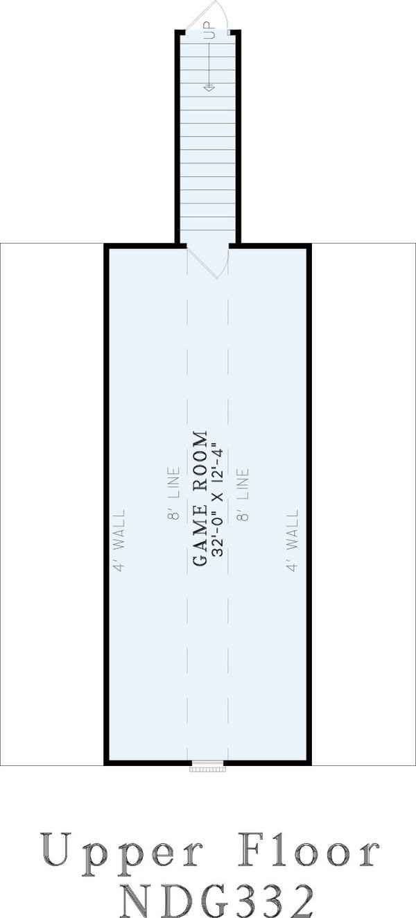 House Design - Traditional Floor Plan - Upper Floor Plan #17-1022
