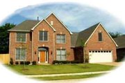 Traditional Style House Plan - 4 Beds 3.5 Baths 3324 Sq/Ft Plan #81-543 Exterior 