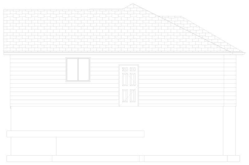 Dream House Plan - Exterior - Other Elevation 1 for Traditional House Plan #1060-176 - 3 bed, 2 bath