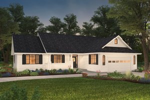 Country Exterior - Front Elevation Plan #427-10