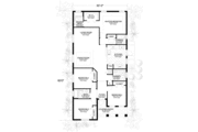 Mediterranean Style House Plan - 3 Beds 2.5 Baths 1663 Sq/Ft Plan #420-109 