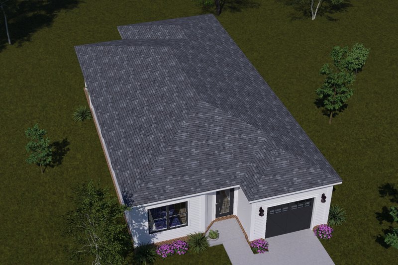 Architectural House Design - Exterior - Other Elevation 4 for Modern House Plan #513-2460 - 3 bed, 2 bath