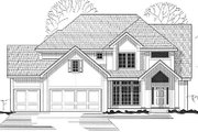 Traditional Style House Plan - 4 Beds 4 Baths 2605 Sq/Ft Plan #67-195 