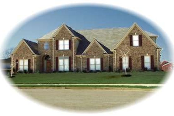 Exterior - Front Elevation for Colonial House Plan #81-1583 - 3 bed, 3 bath