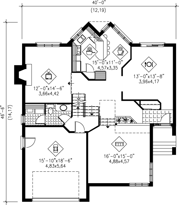 Floor Plan - Main Floor Plan #25-2229