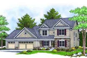 Traditional Exterior - Front Elevation Plan #70-673