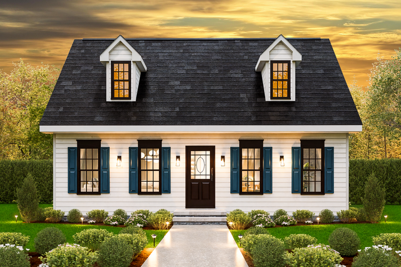 Dream House Plan - Traditional Exterior - Front Elevation Plan #54-634