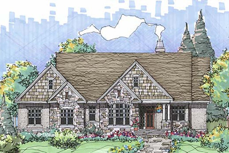 House Plan Design - Craftsman Exterior - Front Elevation Plan #929-562