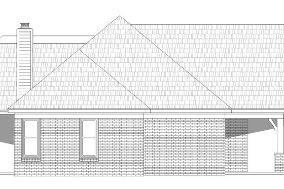 Exterior - Other Elevation for Country House Plan #932-65 - 3 bed, 3 bath