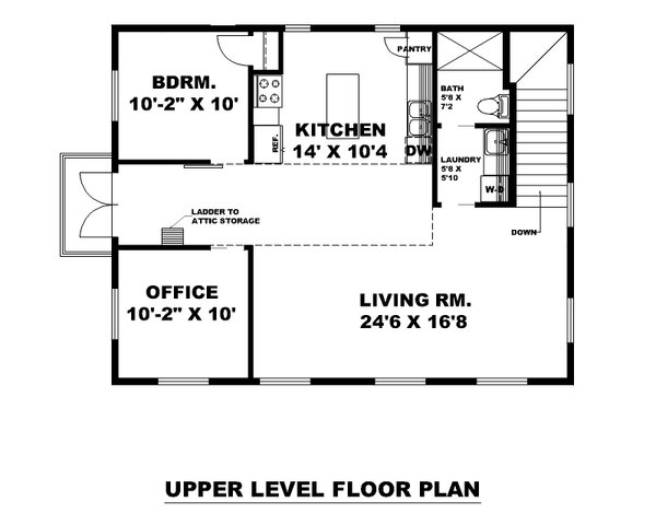 House Plan Design - Barndominium Floor Plan - Main Floor Plan #117-1052