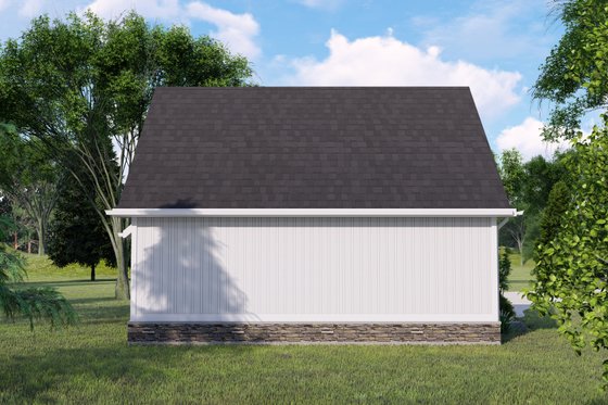Exterior - Rear Elevation for Farmhouse House Plan #1064-147, 0 bath
