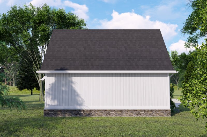 House Blueprint - Exterior - Rear Elevation for Farmhouse House Plan #1064-147, 0 bath