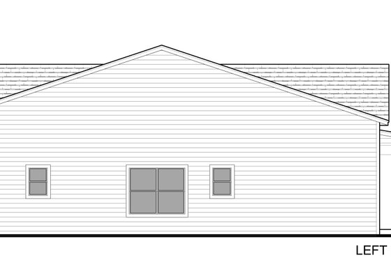 Exterior - Other Elevation for Traditional House Plan #1058-213 - 3 bed, 2 bath