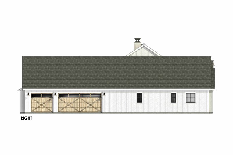 Home Plan - Exterior - Other Elevation 1 for Farmhouse House Plan #1096-123 - 4 bed, 3.5 bath