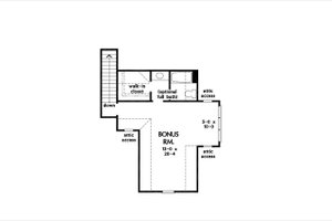 Floor Plan - Other Floor for Farmhouse House Plan #929-1156 - 4 bed, 3.5 bath