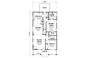 Bungalow Style House Plan - 4 Beds 3 Baths 1813 Sq/Ft Plan #419-301 