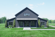 Barndominium Style House Plan - 3 Beds 2 Baths 1620 Sq/Ft Plan #1116-30 Exterior 