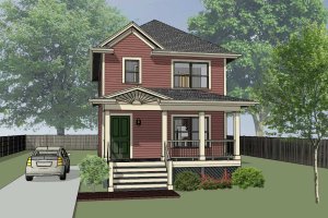 Cottage Exterior - Front Elevation Plan #79-121