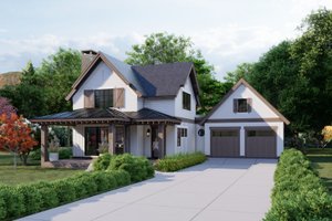 Architectural House Design - Craftsman Exterior - Front Elevation Plan #1094-15