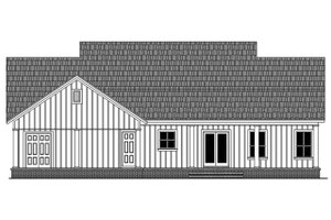 Exterior - Rear Elevation for Barndominium House Plan #21-451 - 3 bed, 2 bath