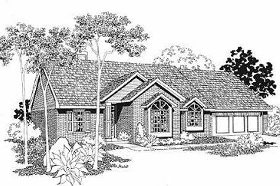 Exterior - Other Elevation for Traditional House Plan #310-122 - 3 bed, 2 bath