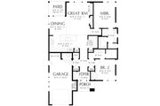 Ranch Style House Plan - 2 Beds 2 Baths 1313 Sq/Ft Plan #48-1192 