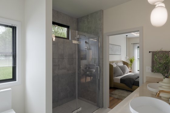 Interior - Master Bathroom for Cabin House Plan #1089-51 - 2 bed, 2 bath