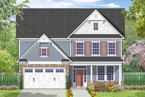 Traditional Exterior - Front Elevation Plan #1053-81