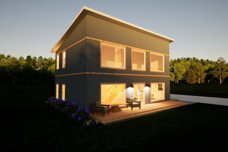 Architectural House Design - Exterior - Other Elevation 9 for Modern House Plan #1116-53 - 3 bed, 3 bath