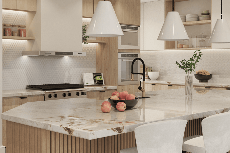 Architectural House Design - Interior - Kitchen 1 for Farmhouse House Plan #119-454 - 3 bed, 3.5 bath