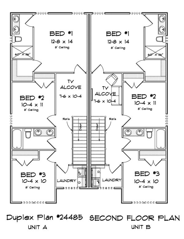 Cottage Floor Plan - Upper Floor Plan #513-2278