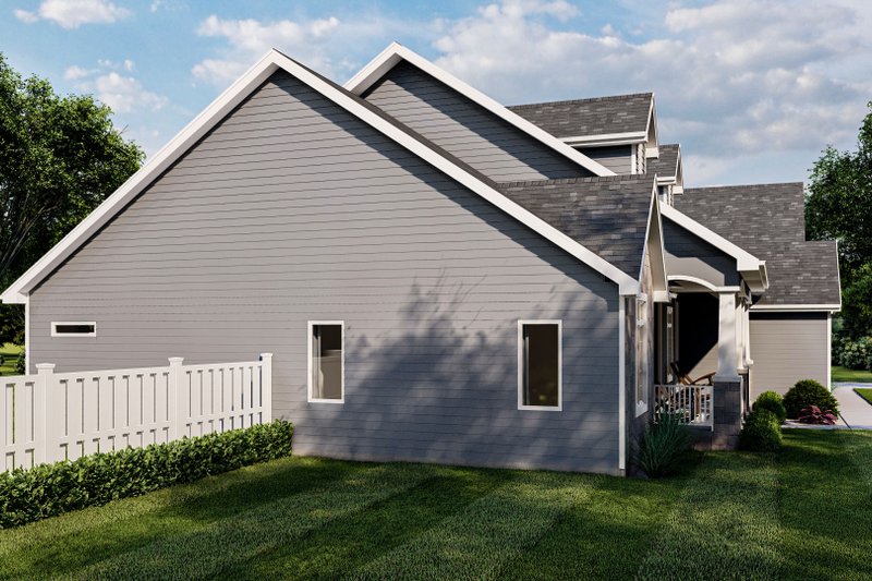 House Blueprint - Exterior - Other Elevation 1 for Cottage House Plan #455-110 - 3 bed, 2.5 bath