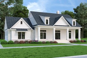 Farmhouse Style House Plan - 3 Beds 2 Baths 1932 Sq/Ft Plan #45-594 ...